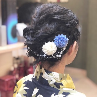 【MICHI 富田店 古作 蓮】浴衣ヘアアレンジ