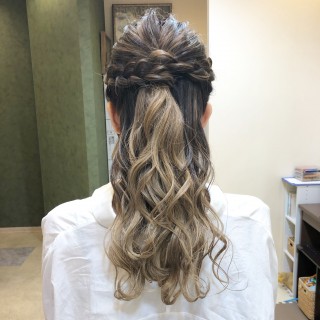 【MICHI 富田店 古作 蓮】ヘアアレンジ