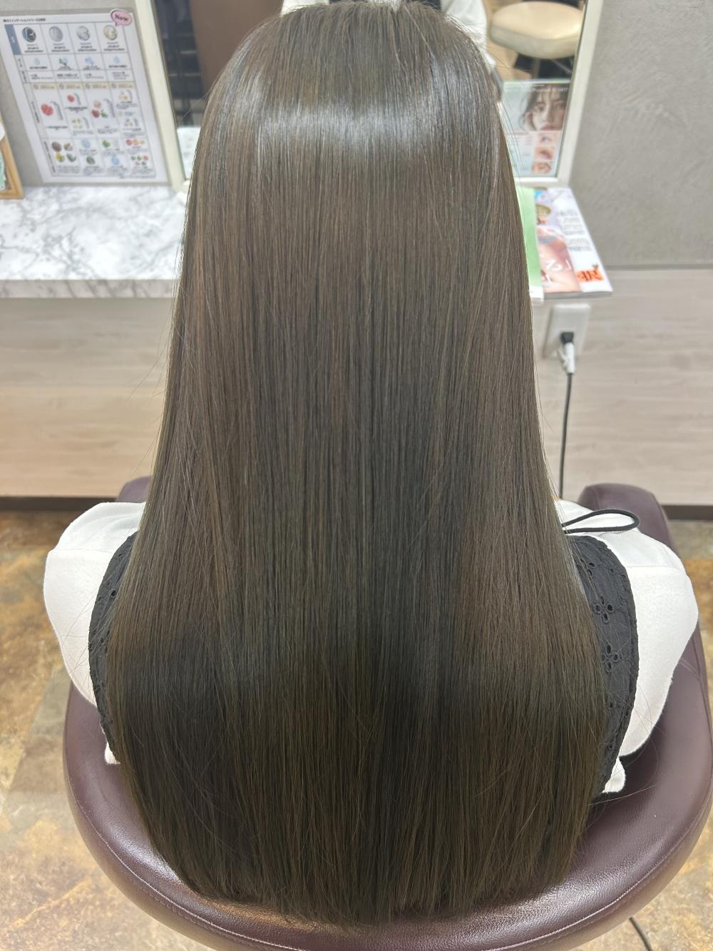髪質改善ストレート