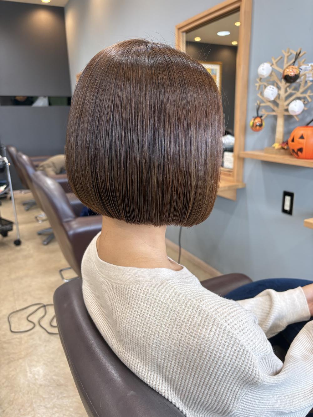 切りっぱなしボブ