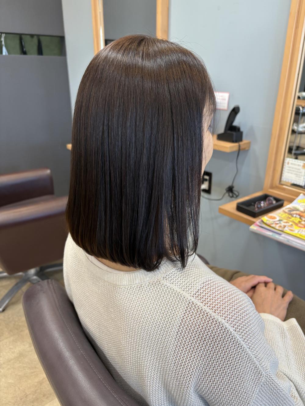 髪質改善ストレート