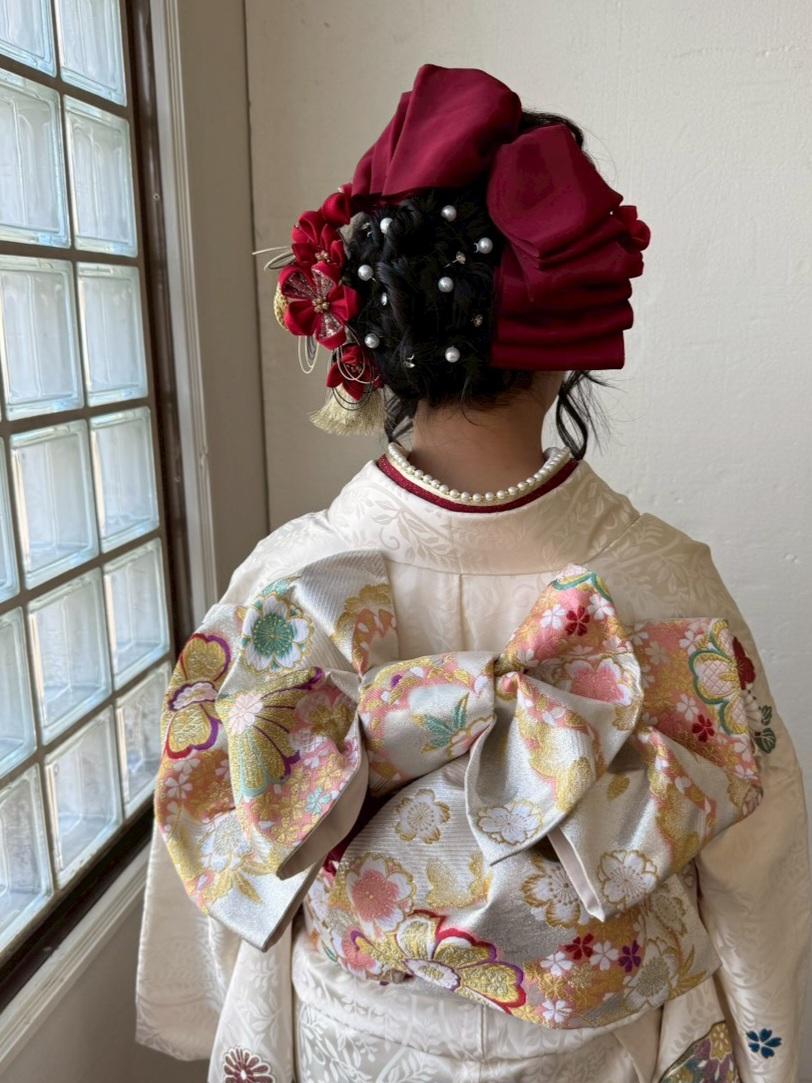 【成人式ヘアセット・お着付けご紹介】