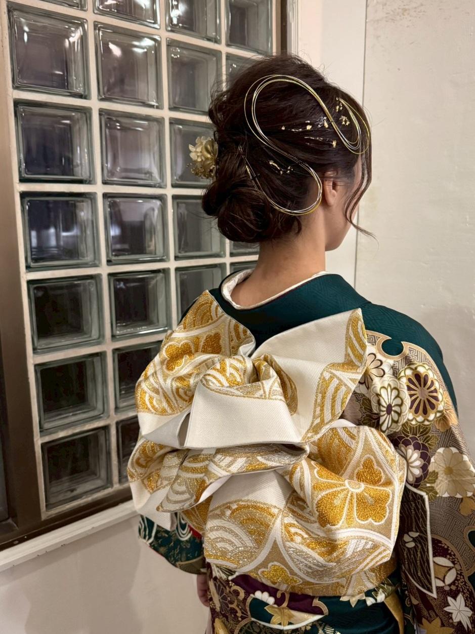 【成人式ヘアセット・お着付け】