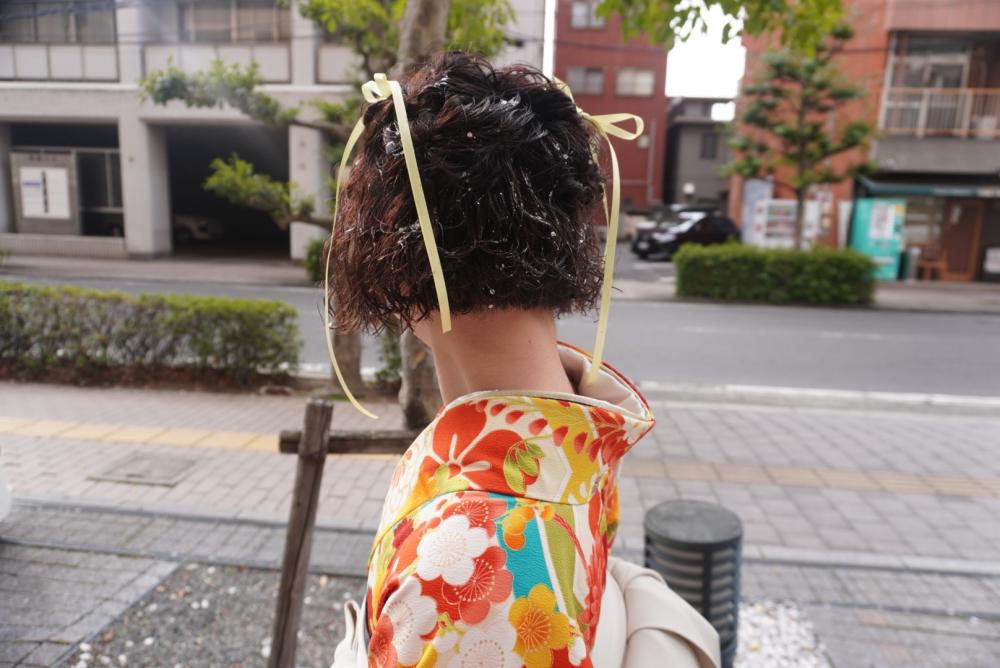 卒業式のヘアセット